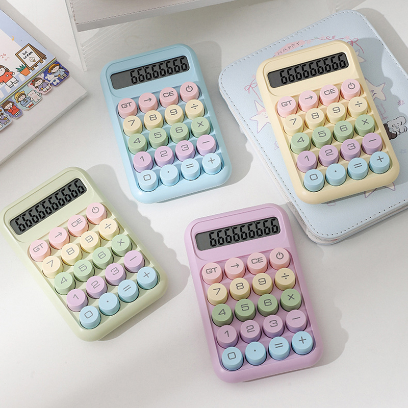 Scientific Calculator For Secondary School - 10-цифровой школьный калькулятор, механическая клавиатура, модный