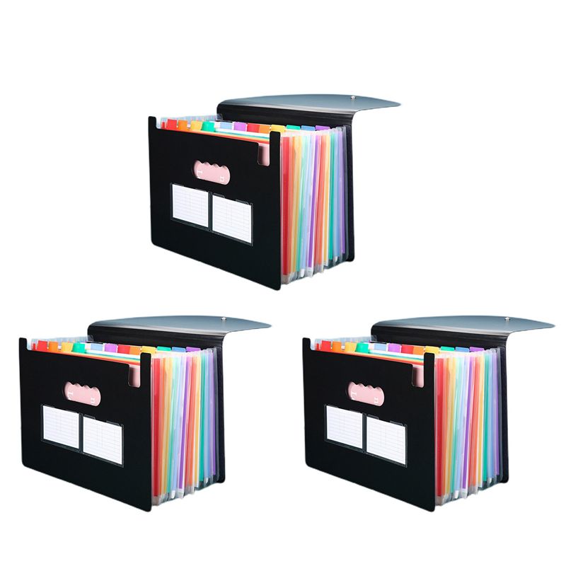 Expandable Accordion File Folder 13 Pockets - Папка-органайзер Superior-3X с 13 карманами, расширяющаяся,
