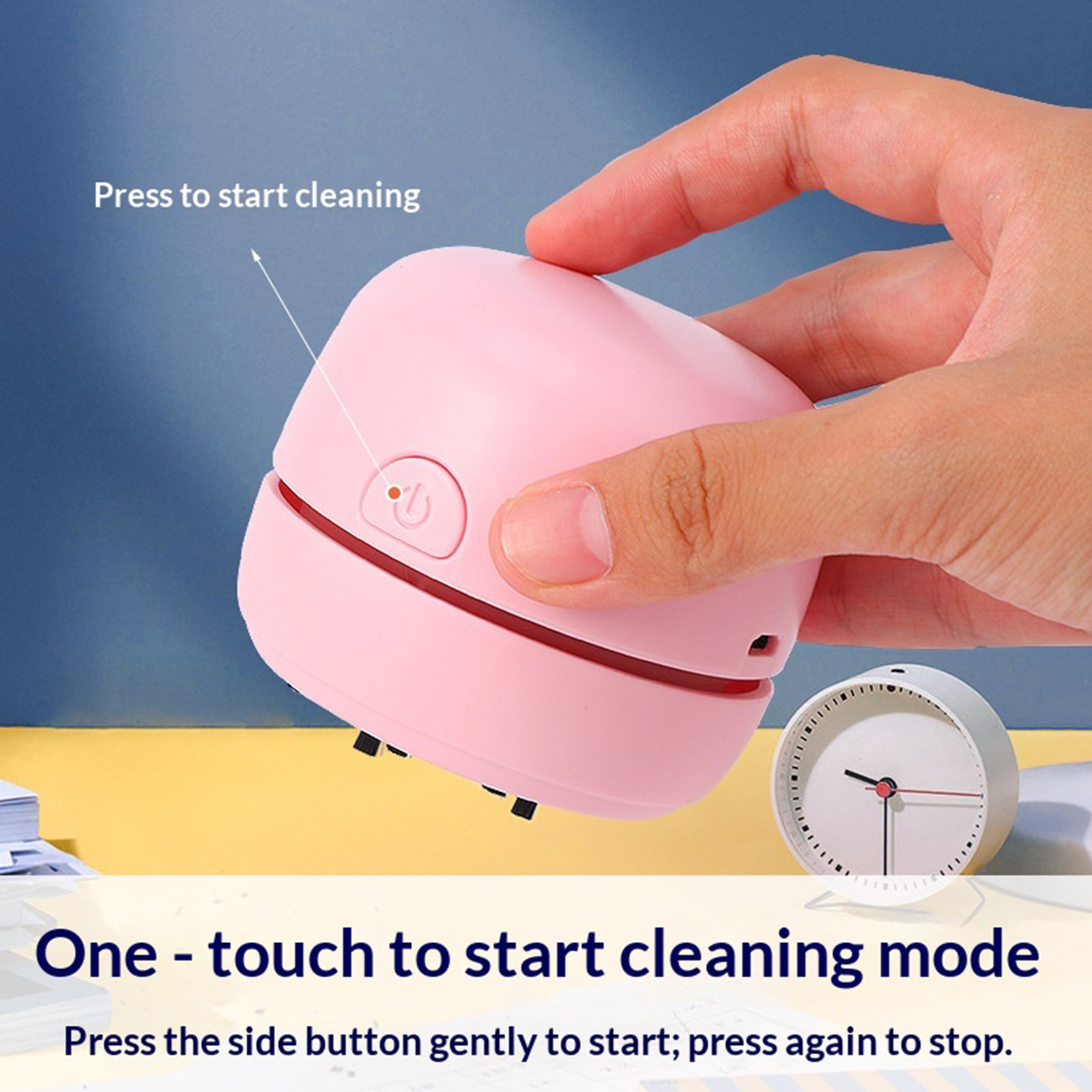 Беспроводной ручной мини-пылес – обзор и цена Mini Desktop Vacuum Cleaner For Eraser Dust