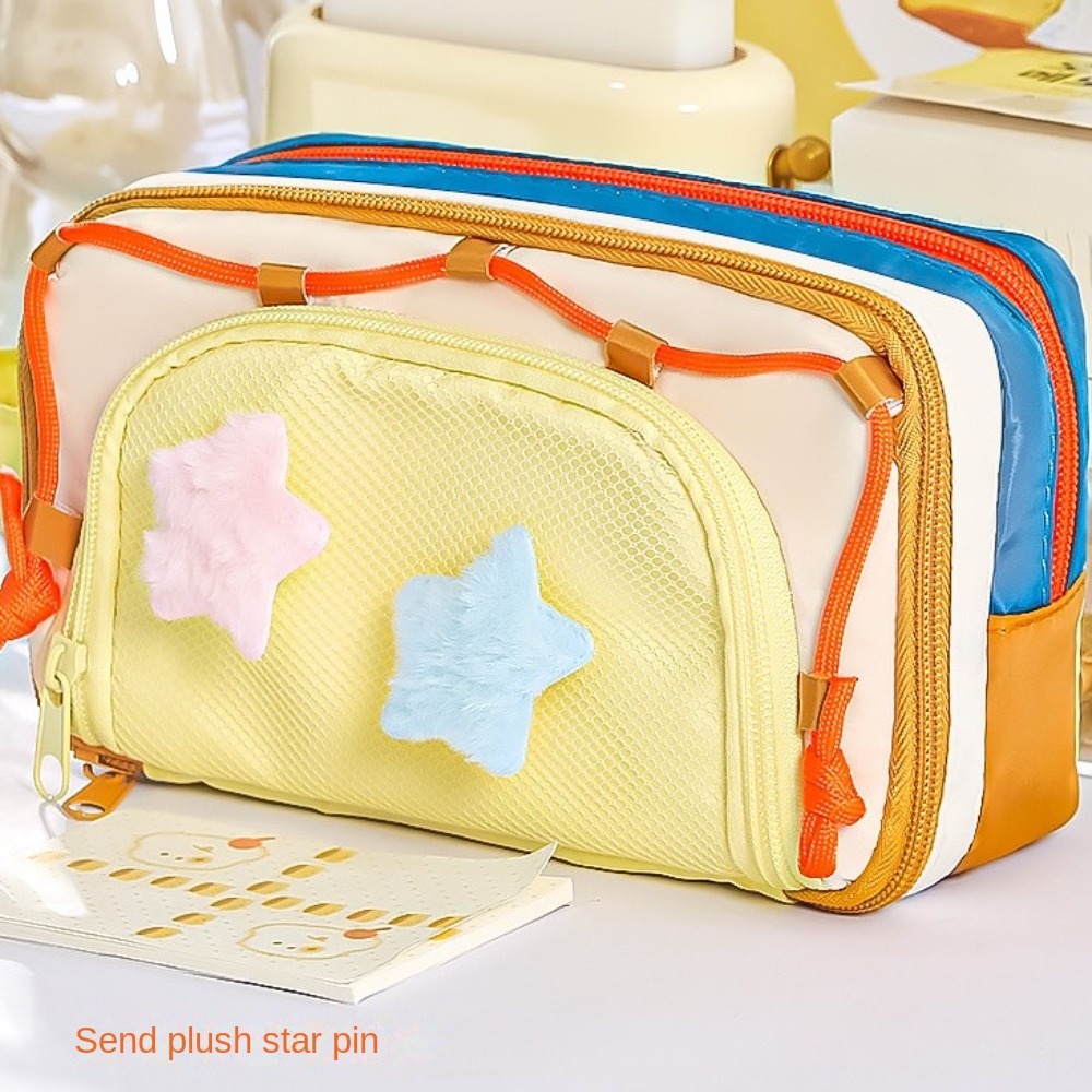 7-слойный пенал в стиле Y2K с  – обзор и цена Aesthetic Large Pencil Case Pouch
