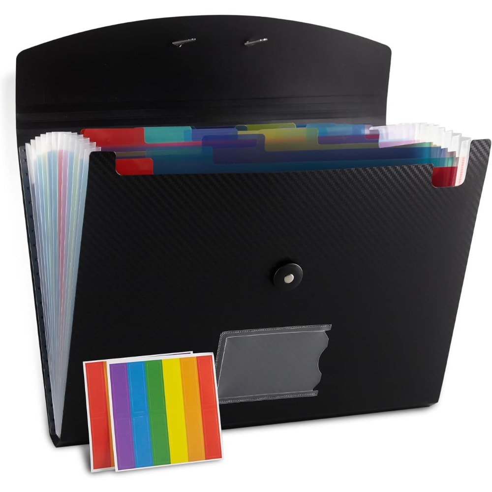 Папка-органайзер на 13 отделен – обзор и цена Expandable Accordion File Folder 13 Pockets