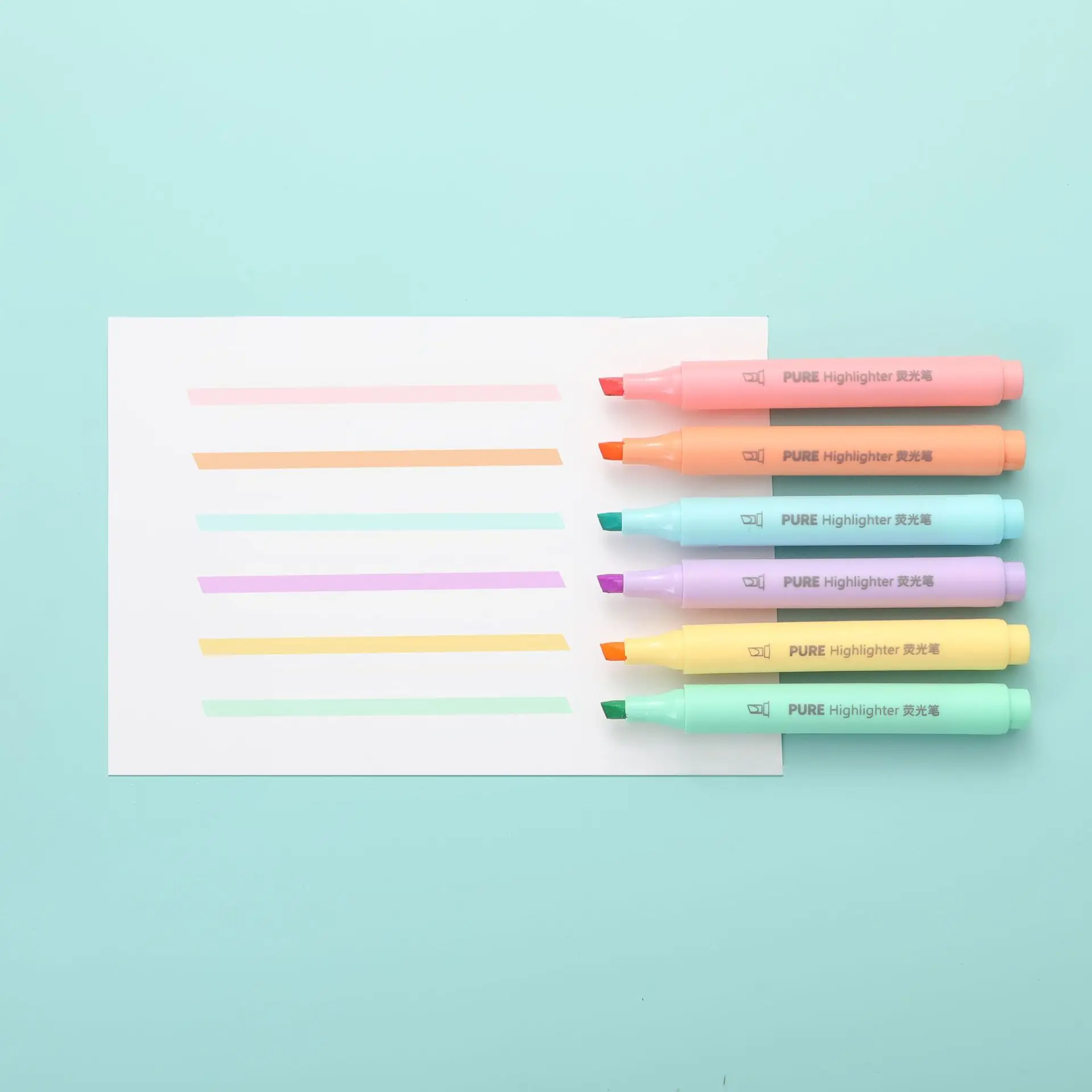 Набор из 6 маркеров-выделителе – обзор и цена Pastel Highlighter Set Double Ended